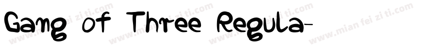 Gang of Three Regula字体转换